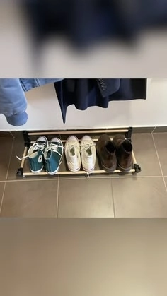 Photo of 3D-printed shoe rack