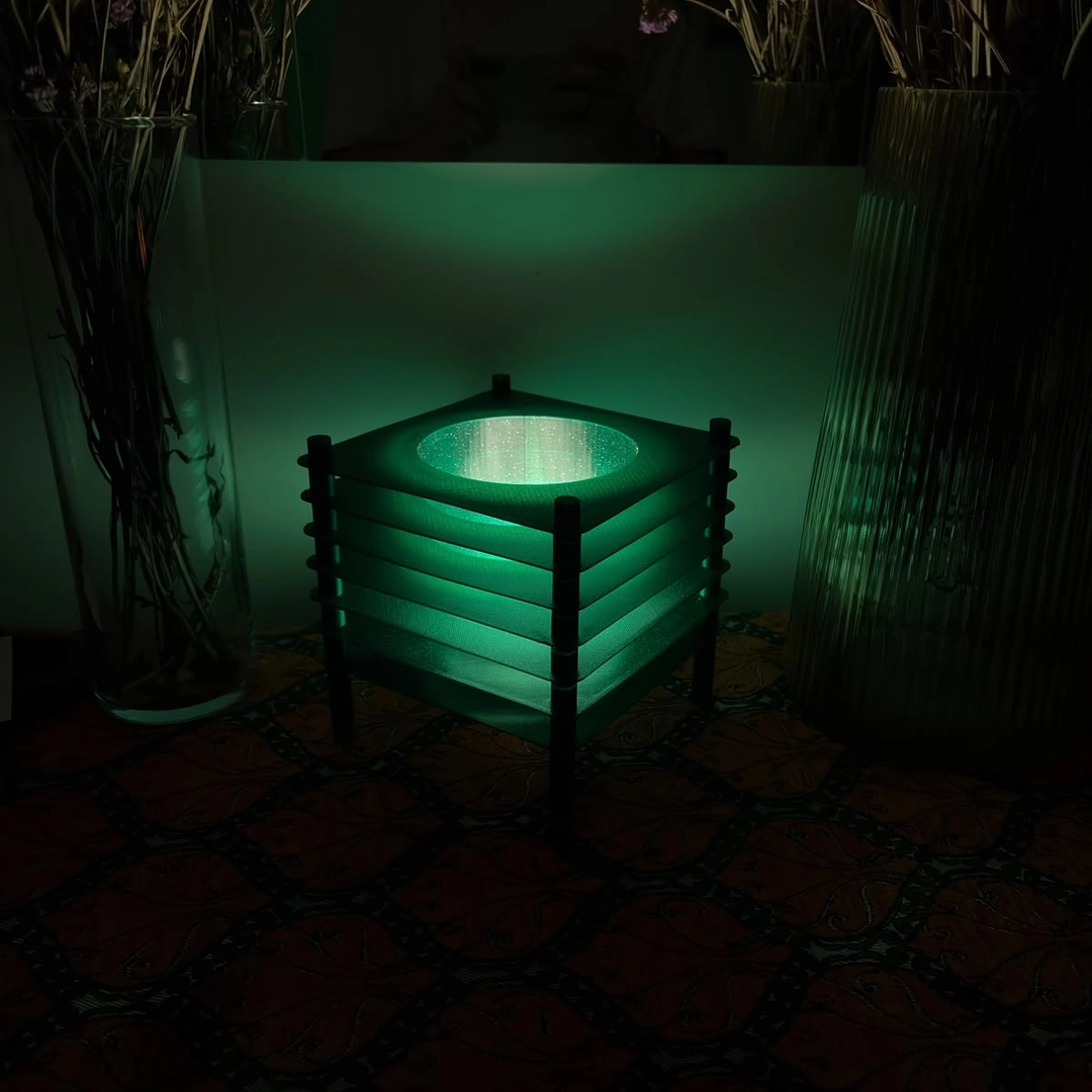 Photo of Layered Cubic Lamp